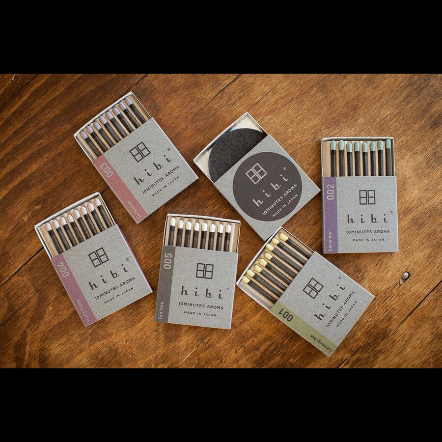 ｈｉｂｉ ５種のお香スティック ギフトボックス（ペーパーバッグ付）